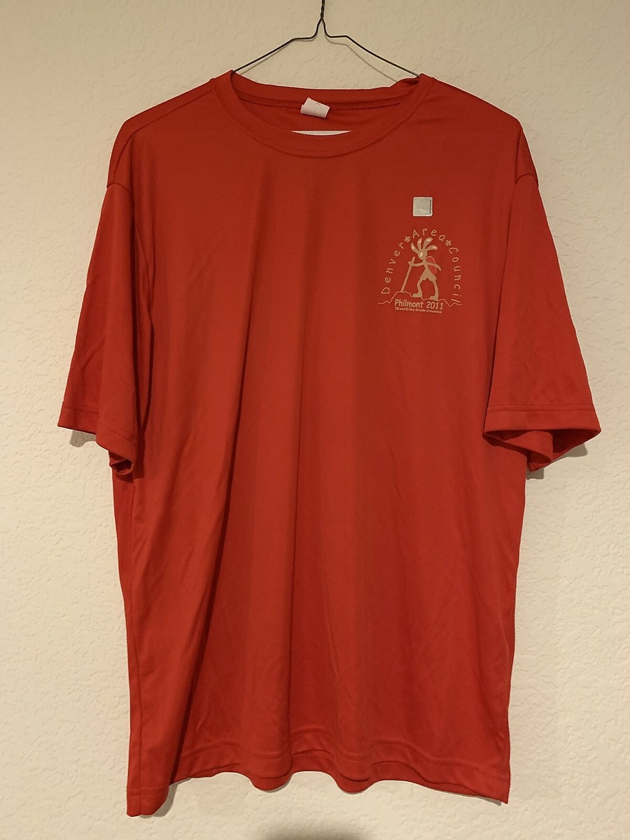 BSA, 2011 Philmont Contingent Wicking Tee Shirt, Size L, Denver