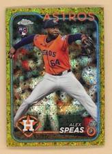 Alex Speas - 2024 Topps Chrome Update - Rookie  Gold Mini-Diamond Refractors /50