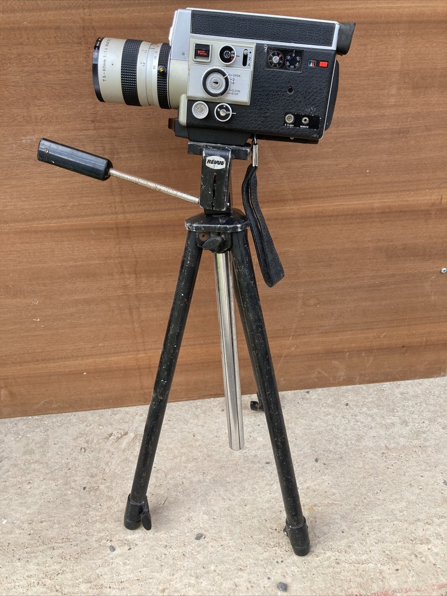 Rare & Vintage Canon Auto Zoom 814 Super 8 Camera With Support