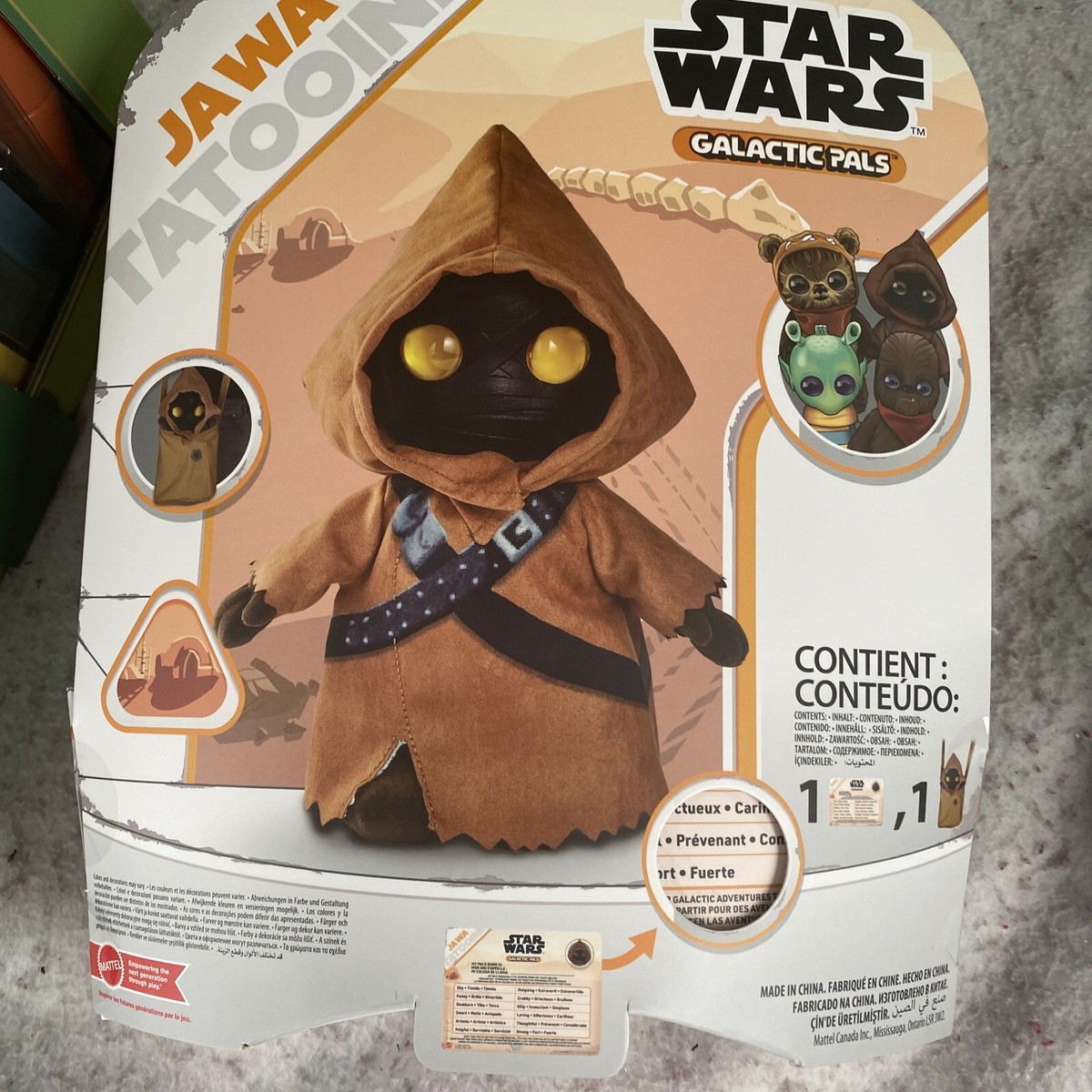 2022 Mattel STAR WARS Galactic Pals Baby Wookiee 11