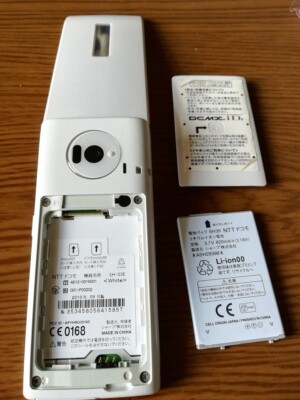 Mobile phone Docomo SH-03E Folding Galapagos mobile phone White