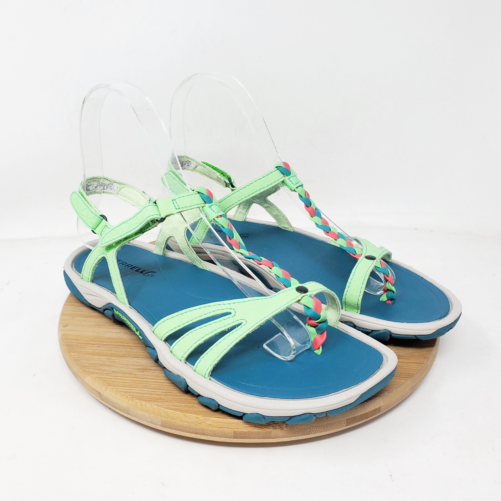 Sandali Merrell donna 7 Enoki Twist punta intrecciata passante escursionismo scarpe minimaliste