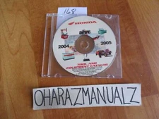 2004 2005 HONDA Tools & Equipment Catalog Manual OEM on CD