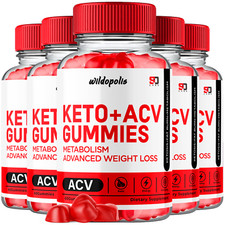 Wildopolis Keto ACV Gummies Advanced Weight Support Supplement 5 Pack