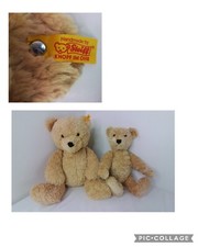 Steiff Bears Classic Teddy Set of 2 Light Brown W2198