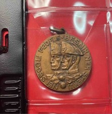 MEDAGLIA - albania - carabinieri reali - opus paskal - bronzo, originale