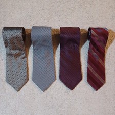 Lot of 4 DKNY/Donna Karan Collection Mens Ties 100 Silk