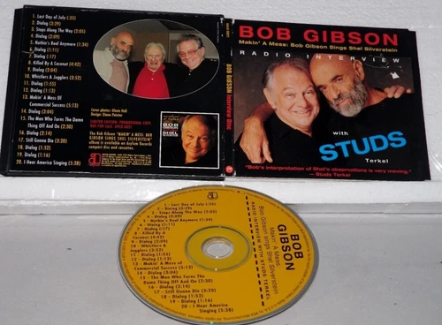 Bob Gibson -  Radio Interview Promotional ONLY CD Single  ** Free Shipping**