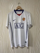 MANCHESTER UNITED 2008 2009 AWAY FOOTBALL SHIRT SOCCER JERSEY NIKE 287611-105