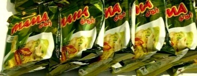 Mama Green Curry Instant Noodles 1.94 oz  x 5 Packs ~ US SELLER~9/2025