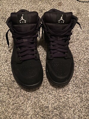 Authentic Original Jordan 1 Retro Mid Black 2017 Size 10 Black