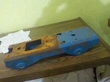 vintage mighty tonka wrecker truck blue chassis for parts