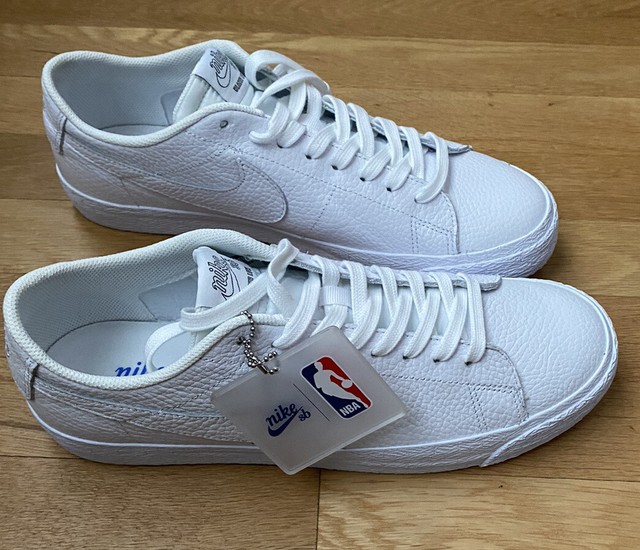 nike sb blazer low nba white