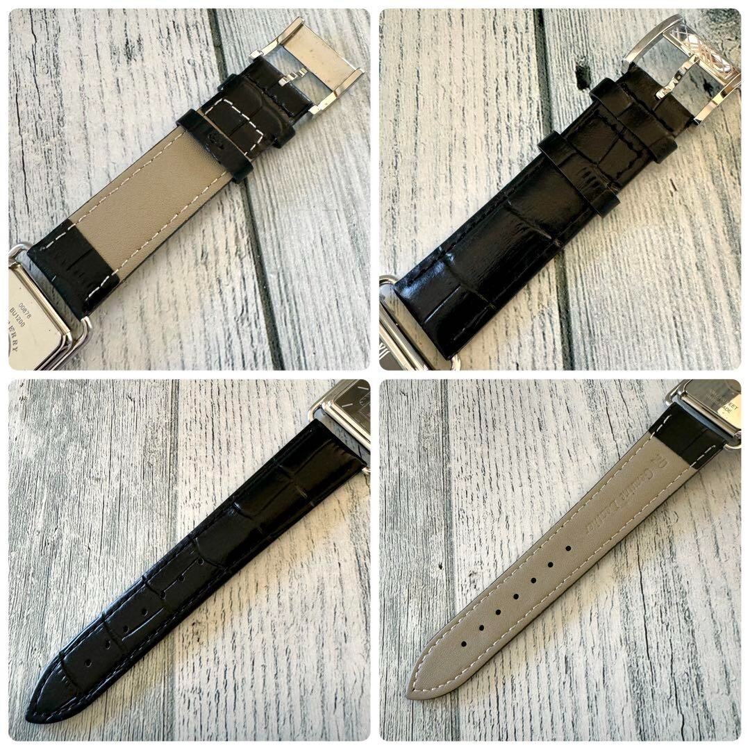 【電池交換済】BURBERRY バーバリー 腕時計 スクエア調 BU1200 Burberry Square Style Watch BU1200 Used From Japan Check