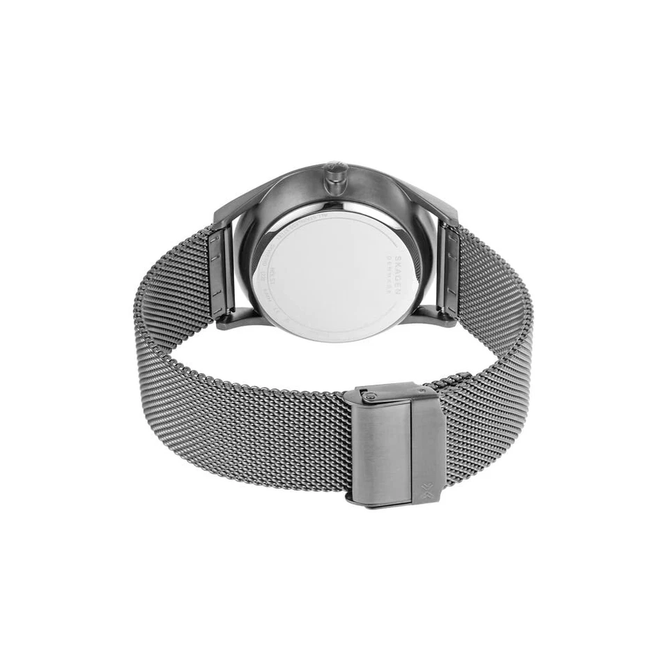 Reloj para hombre Skagen Holst 40 mm cronógrafo esfera gris correa de malla de acero SKW6180 Foto 3 de 4