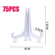 Card Stand -PACK OF 75- Trading Card Stands- Card Display Stand Holder 3" US
