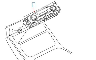 AUDI A8 D4 A/C Klimaheizung Steuergerät 4H0820043MDEA NEU ORIGINAL