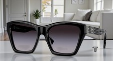BURBERRY BE4391 30018G Arden Black Grey Gradient 54 mm Women's Sunglasses