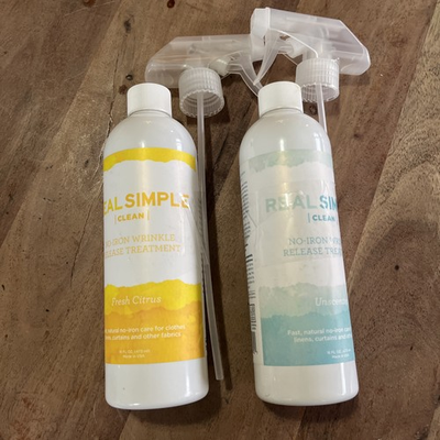 #ad #ad Real Simple Clean No Iron Wrinkle Release Treatment Set Of 2 12 Fl Oz $18.00
