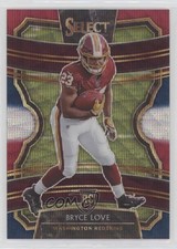 2019 Panini Select Concourse Tri-Color Prizm 186/199 Bryce Love #50 4pn