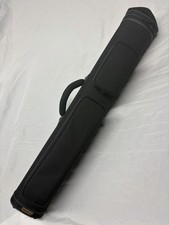 Vincitore Black Dura Nylon 4 Butt 8 Shaft 4x8 Cue Case W/ Light Blue Stitch