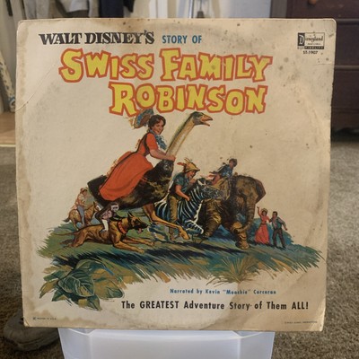 Vtg Walt Disney's Swiss Family Robinson Vinyl LP 1963 Disneyland DQ ...