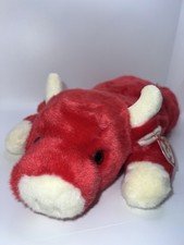 TY Beanie Buddies SNORT the Bull Buddy 14 inch Stuffed Animal Plush Toy