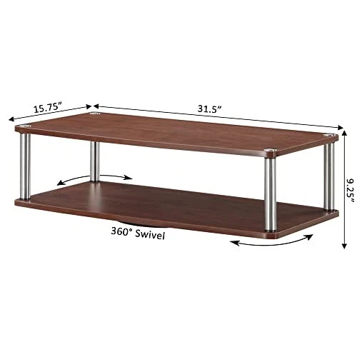 Elevador giratorio de dos niveles Convenience Concepts Designs2Go XL 191034CH - cereza Foto 4 de 4