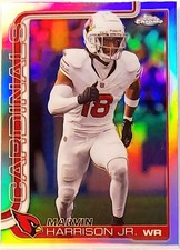 2025 Topps Chrome Refractor Marvin Harrison Jr #1 CARDINALS