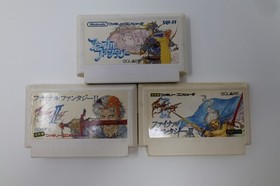 Final Fantasy I II III 1 2 3 Nintendo Famicom Box Manual Japan *US Seller* *Work