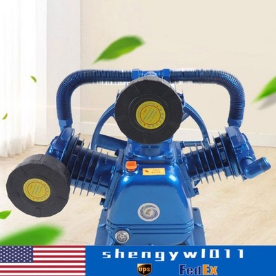 10HP 7.5KW 3 Cylinder 1 Single Stage Cast Iron Air Compressor Pump 31.7SCFM