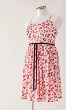 Torrid Retro Chic Pink Cherries Cherry Swing Dress Poplin 4 4X 26 NEW NWT