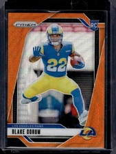 2024 Panini Prizm #308 Blake Corum Orange Wave #/60