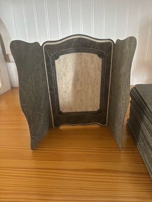 1 Deco Fold Out Pressed Cardboard Empty Picture Frame Photo 5 x7  New Old Stock