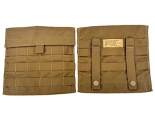NEW EAGLE INDUSTRIES SPC COYOTE SIDE PLATE POCKET CARRIER SET SPP MOLLE MTV