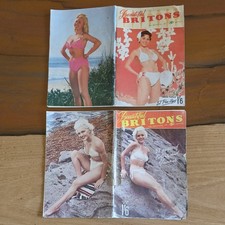 3 x Beautiful Britons Magazine Nos 3, 15 & 17 From 1956/7