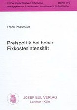 Preispolitik bei hoher Fixkostenintensität, ...