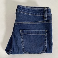 Country Road Womens Blue Skinny Stretch Denim Jeans Size 8 Very Good JN156