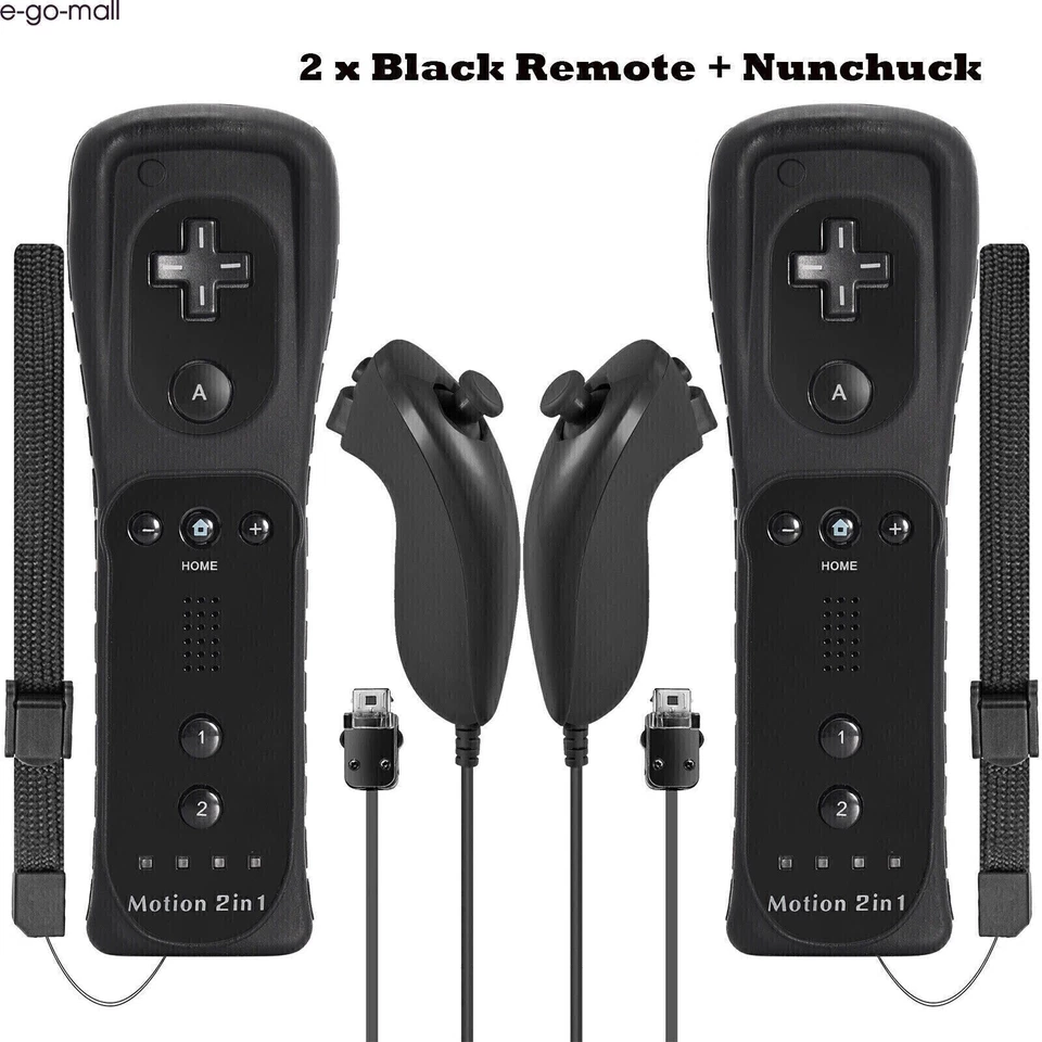 Built-in Motion Plus Wii Remote & Nunchuck Controller for Nintendo Wii Wii U - Image 4 of 4