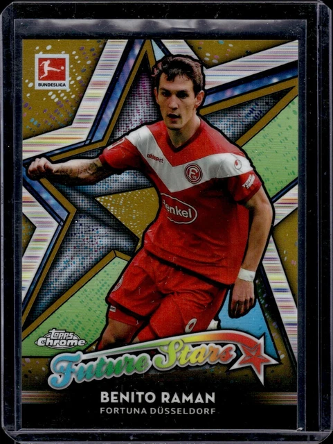 2018-19 Topps Chrome Bundesliga Future Stars Gold Refractor /50 Benito Raman