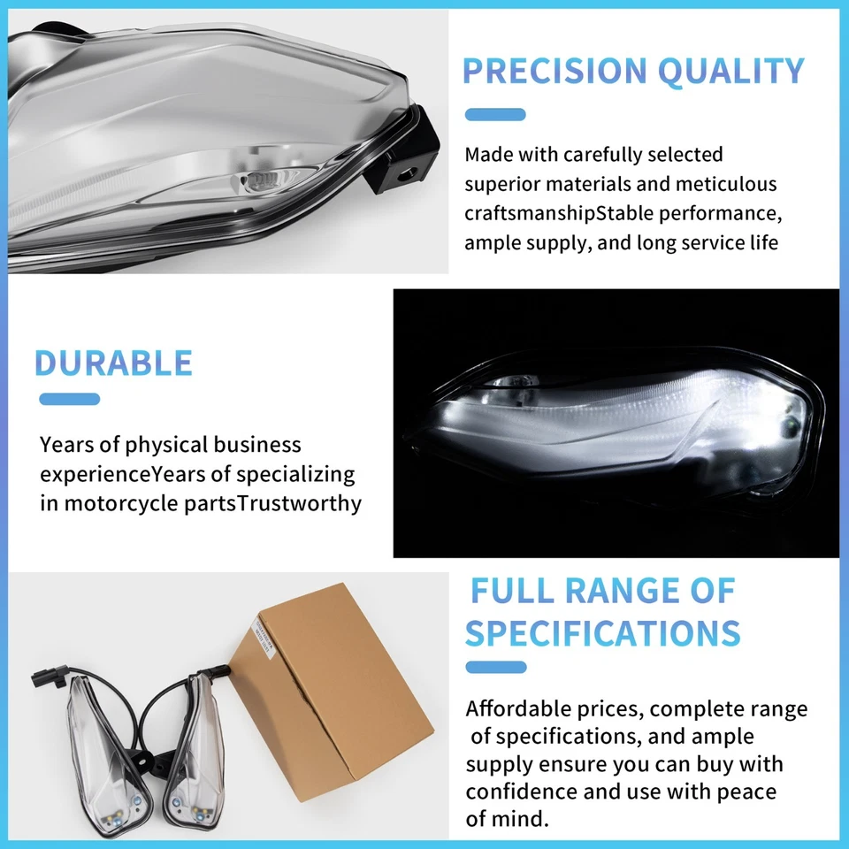 Headlight LED Fog Side Light Running Light Fit For Yamaha MT-07 MT07 2021-2024 - Image 2 of 4