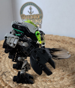 LEGO Bionicle Nuhvok 8561 - Vintage Figure w/ Manual & Pod (No Lid) - 2002