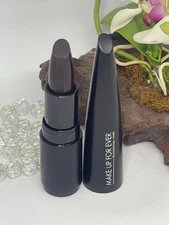 Make Up For Ever Rouge Artist Intense Color Lipstick - 422 Edgy Black - New