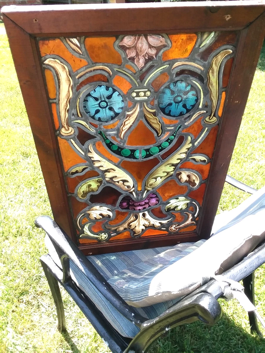 Square Antique Stained Glass for sale | eBay