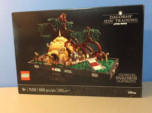 New Sealed Retired Lego 75330 Star Wars Dagobah Jedi Training 1000pcs Yoda R2-D2