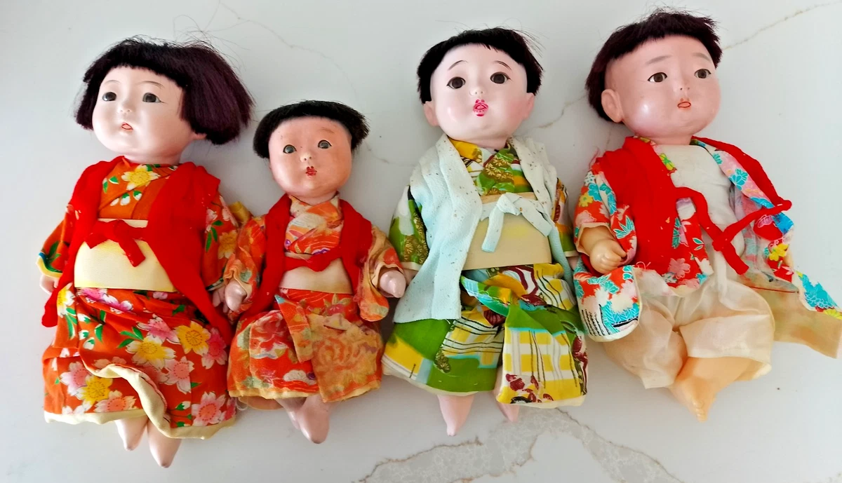 Silk & Fabric Antique Japanese Dolls for sale | eBay