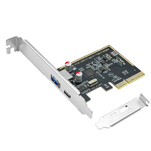 USB 3.1 and USB3.0 Port PCIe X4X8X16 Expansion Card ASM114 for Desktop Computer - Video 1 van 1