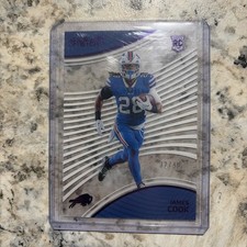 2022 Panini Chronicles - Clear Vision Rookies James Cook #CVR-16 Purple /49 (RC)