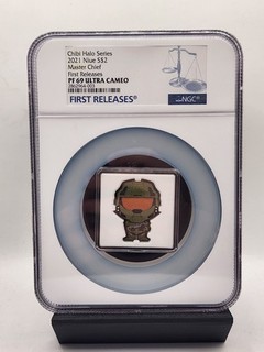 2021 Niue Chibi HALO Master Chief 1oz Silver Proof Coin NGC PF69 ULTRA CAMEO