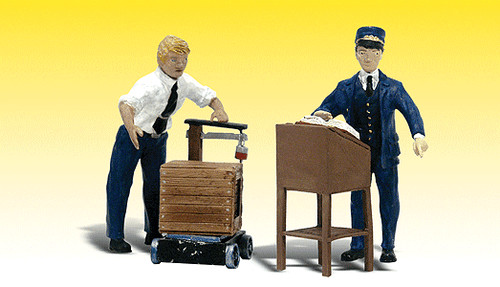 Woodland Scenics 2555 Figuras G Scale Acentos Escénicos Trabajadores Depósito | Zustand: Nuevo